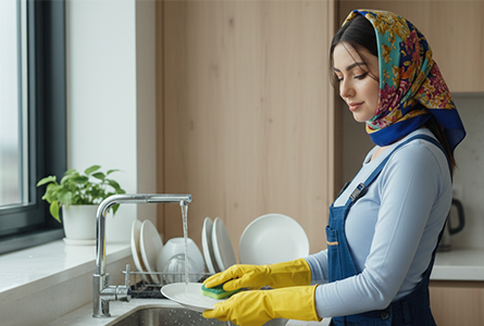 نظافتچی خانم در تهران